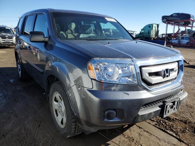 5FNYF4H24BB075383 - 2011 HONDA PILOT LX GRAY photo 4