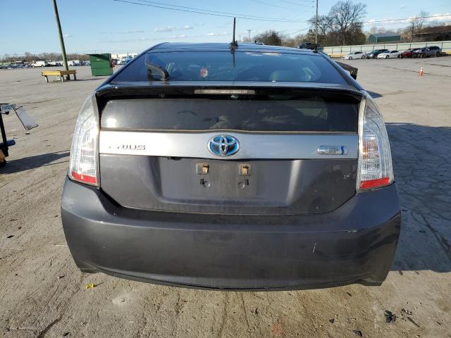 JTDKN3DP7F3069178 - 2015 TOYOTA PRIUS PLUG GRAY photo 6