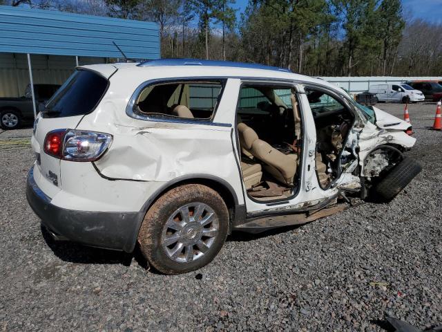 5GAKRBED8BJ315231 - 2011 BUICK ENCLAVE CXL WHITE photo 3