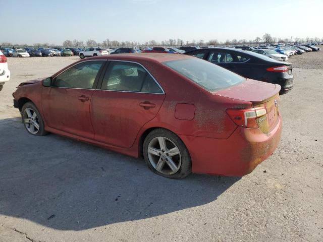 4T1BF1FK2EU831629 - 2014 TOYOTA CAMRY L RED photo 2