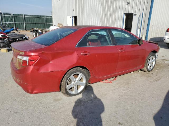 4T1BF1FK2EU831629 - 2014 TOYOTA CAMRY L RED photo 3