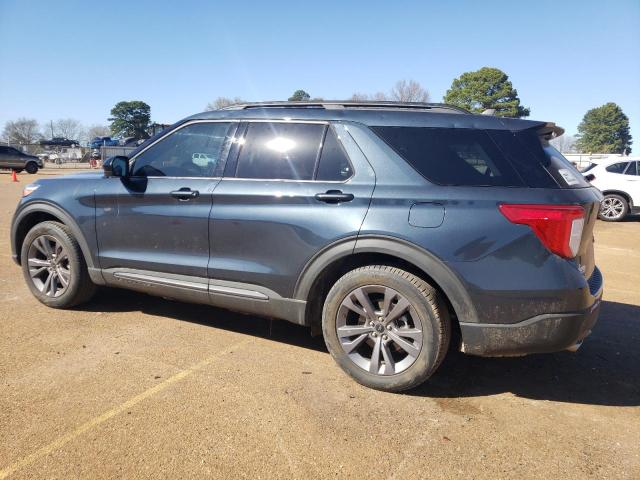 1FMSK7DH5NGA09475 - 2022 FORD EXPLORER XLT GRAY photo 2