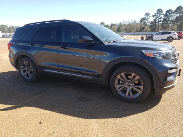 1FMSK7DH5NGA09475 - 2022 FORD EXPLORER XLT GRAY photo 4