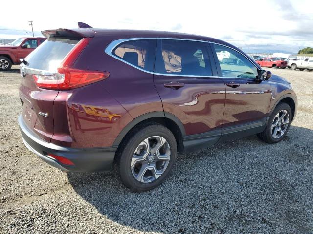 7FARW2H58JE028881 - 2018 HONDA CR-V EX BURGUNDY photo 3