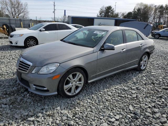 WDDHF8JB8DA676721 - 2013 MERCEDES-BENZ E 350 4MATIC SILVER photo 1