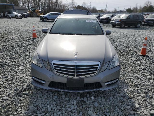 WDDHF8JB8DA676721 - 2013 MERCEDES-BENZ E 350 4MATIC SILVER photo 5