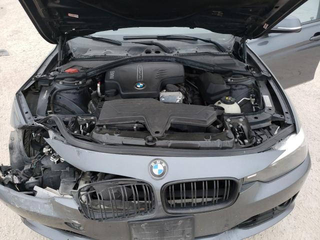 WBA3C1C55EK117406 - 2014 BMW 328 I SULEV GRAY photo 11