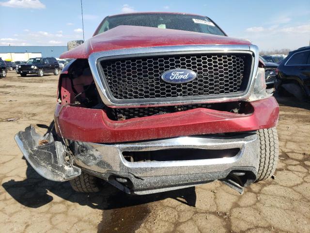 1FTPX14V87FA39044 - 2007 FORD F150 BURGUNDY photo 5