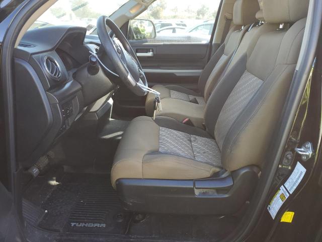 5TFUY5F18LX923619 - 2020 TOYOTA TUNDRA DOUBLE CAB SR/SR5 BLACK photo 7
