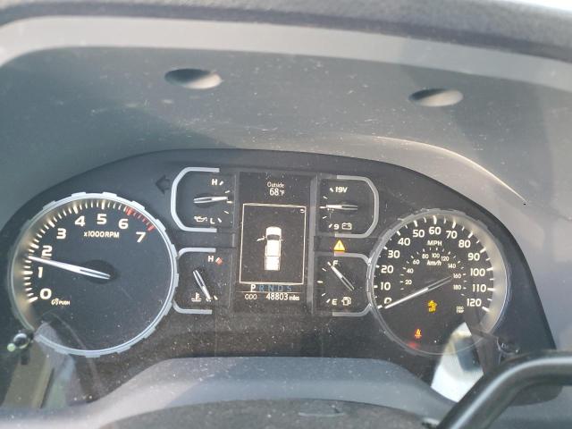 5TFUY5F18LX923619 - 2020 TOYOTA TUNDRA DOUBLE CAB SR/SR5 BLACK photo 9