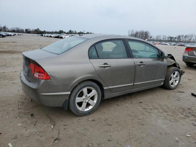 1HGFA16897L084405 - 2007 HONDA CIVIC EX SILVER photo 3