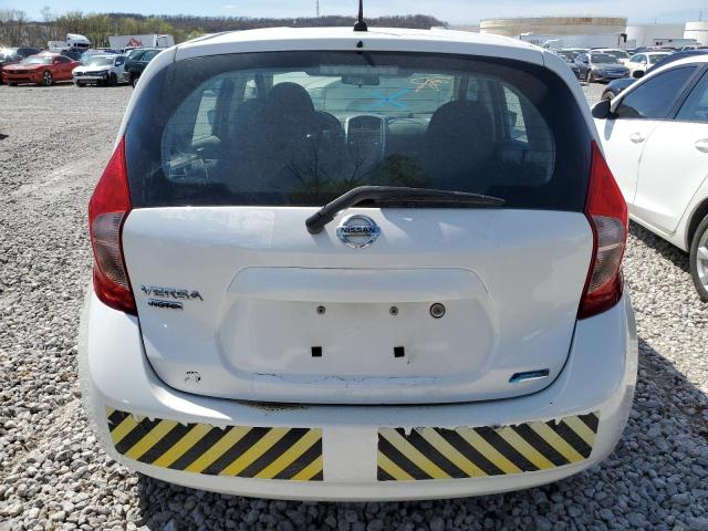 3N1CE2CP0FL376649 - 2015 NISSAN VERSA NOTE S WHITE photo 6