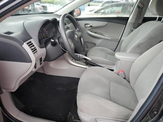 2T1BU4EE2BC617580 - 2011 TOYOTA COROLLA BASE SILVER photo 7