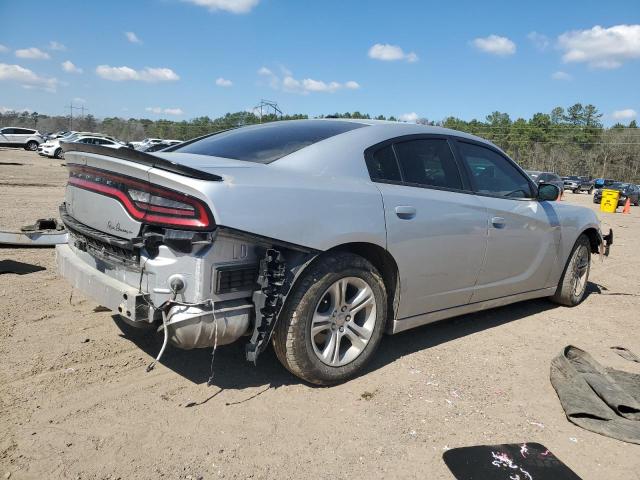 2C3CDXBGXMH548646 - 2021 DODGE CHARGER SXT SILVER photo 3