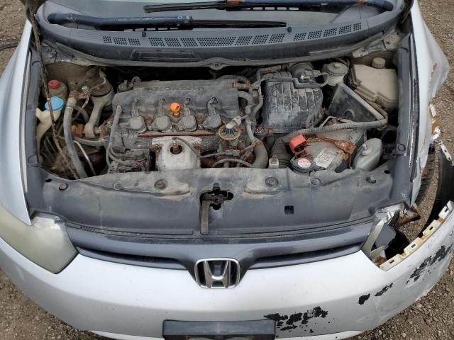 2HGFG116X8H003768 - 2008 HONDA CIVIC LX SILVER photo 11