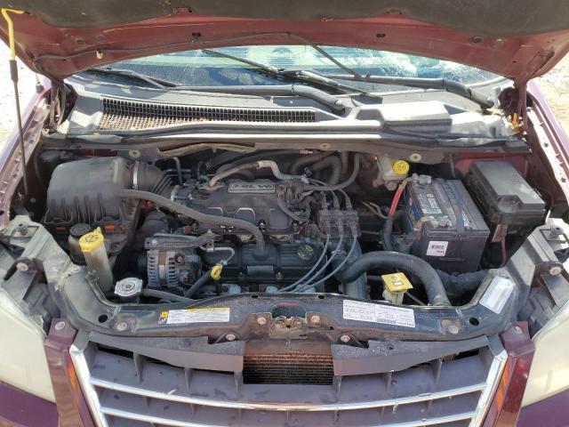 2A8HR54P48R788501 - 2008 CHRYSLER TOWN & COU TOURING BURGUNDY photo 11