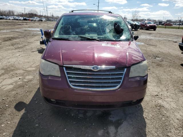 2A8HR54P48R788501 - 2008 CHRYSLER TOWN & COU TOURING BURGUNDY photo 5