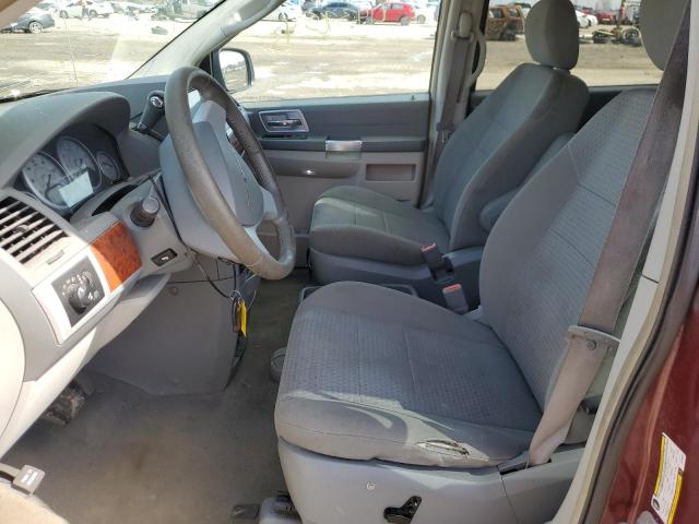 2A8HR54P48R788501 - 2008 CHRYSLER TOWN & COU TOURING BURGUNDY photo 7