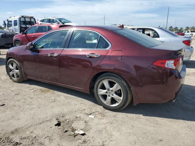 JH4CU2F65AC037052 - 2010 ACURA TSX BURGUNDY photo 2