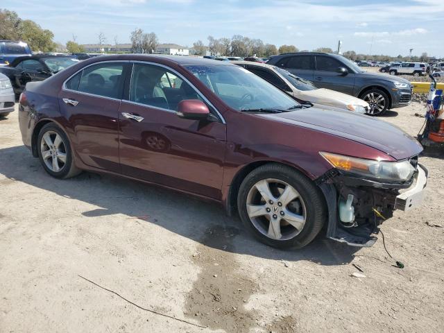 JH4CU2F65AC037052 - 2010 ACURA TSX BURGUNDY photo 4