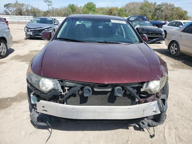 JH4CU2F65AC037052 - 2010 ACURA TSX BURGUNDY photo 5