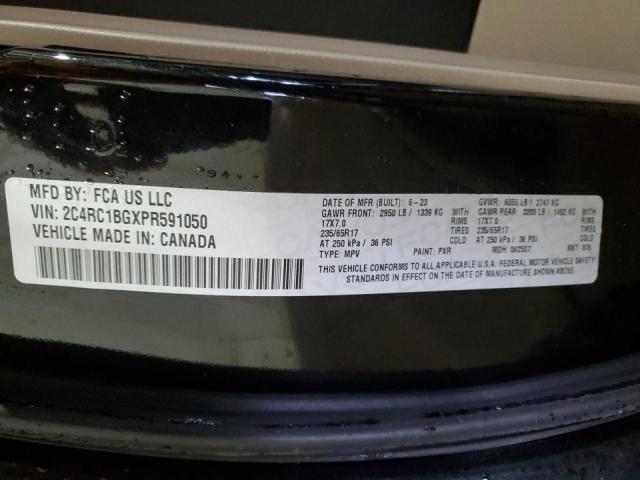 2C4RC1BGXPR591050 - 2023 CHRYSLER PACIFICA TOURING L Qara foto 13