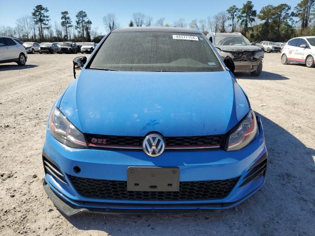 3VW6T7AU0MM011138 - 2021 VOLKSWAGEN GTI S BLUE photo 5