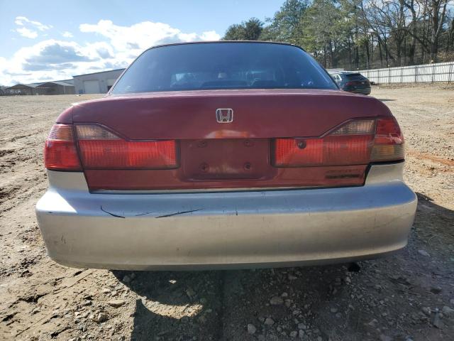 JHMCG6693YC020267 - 2000 HONDA ACCORD SE BURGUNDY photo 6