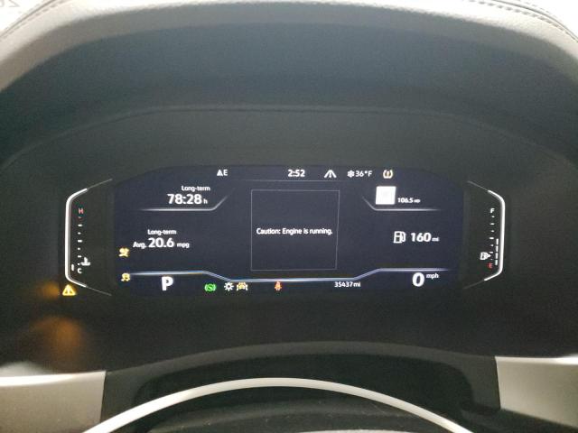 1V2HE2CA5PC204076 - 2023 VOLKSWAGEN ATLAS CROS SE WHITE photo 9