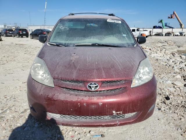 5TDZK23C98S186228 - 2008 TOYOTA SIENNA CE MAROON photo 5