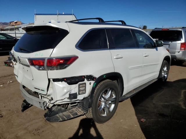 5TDDKRFH0FS098014 - 2015 TOYOTA HIGHLANDER LIMITED WHITE photo 3