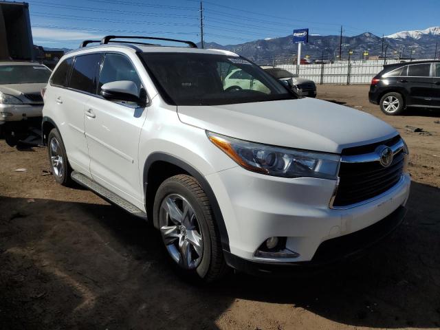 5TDDKRFH0FS098014 - 2015 TOYOTA HIGHLANDER LIMITED WHITE photo 4