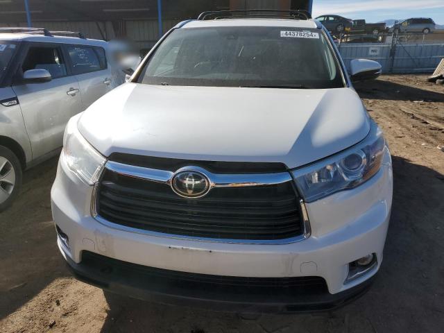 5TDDKRFH0FS098014 - 2015 TOYOTA HIGHLANDER LIMITED WHITE photo 5