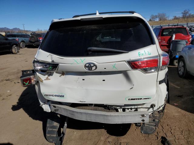 5TDDKRFH0FS098014 - 2015 TOYOTA HIGHLANDER LIMITED WHITE photo 6