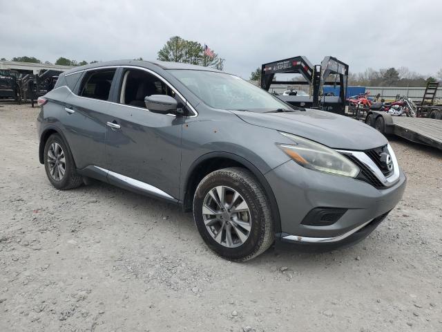 5N1AZ2MG7JN111254 - 2018 NISSAN MURANO S GRAY photo 4