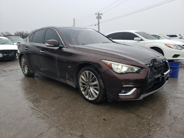 JN1EV7AP8JM355359 - 2018 INFINITI Q50 LUXE BURGUNDY photo 4