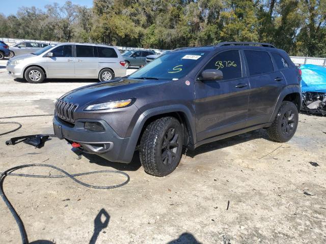 1C4PJMBX5JD572222 - 2018 JEEP CHEROKEE TRAILHAWK Grafit foto 1