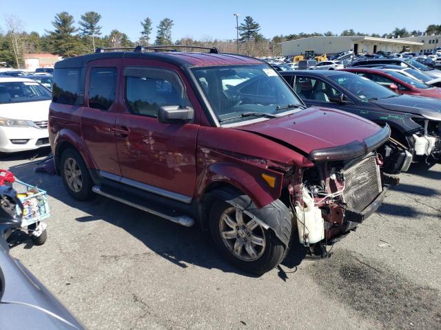 5J6YH27738L000525 - 2008 HONDA ELEMENT EX BURGUNDY photo 4