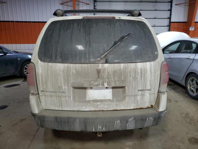 1GMDV23LX5D195282 - 2005 PONTIAC MONTANA SV6 WHITE photo 6