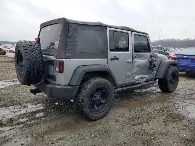 1C4HJWDG5GL109055 - 2016 JEEP WRANGLER U SPORT GRAY photo 3