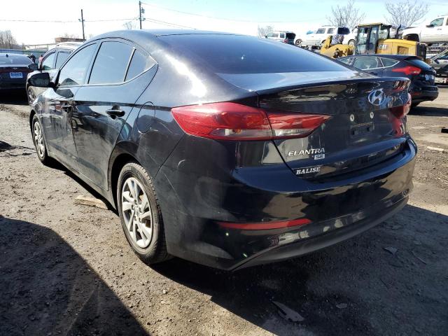 5NPD74LF6JH259939 - 2018 HYUNDAI ELANTRA SE BLACK photo 2