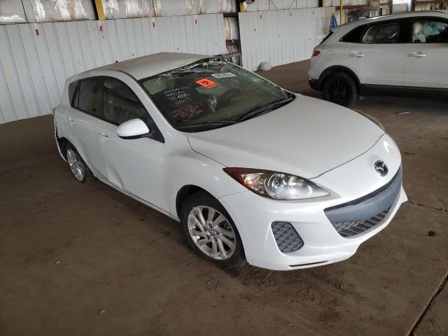 JM1BL1L82C1670803 - 2012 MAZDA 3 I WHITE photo 4