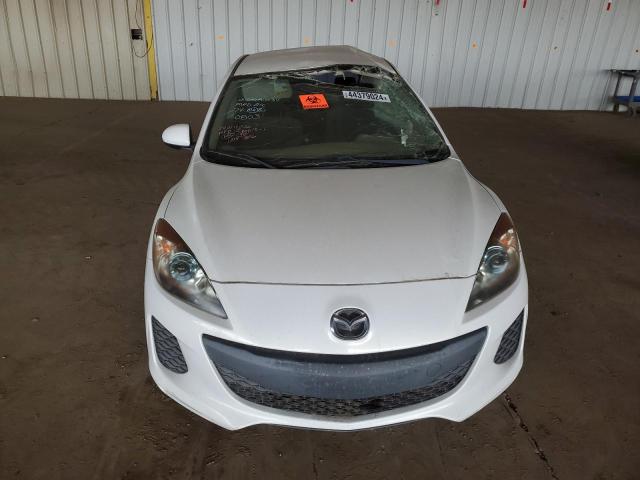 JM1BL1L82C1670803 - 2012 MAZDA 3 I WHITE photo 5