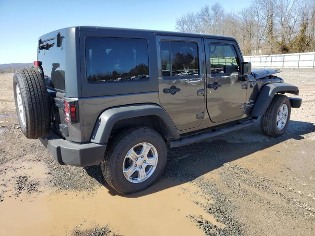 1C4BJWDG3JL878554 - 2018 JEEP WRANGLER U SPORT GRAY photo 3