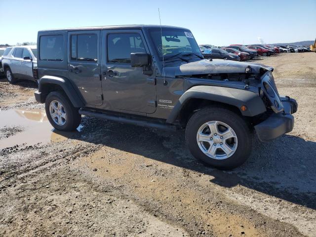 1C4BJWDG3JL878554 - 2018 JEEP WRANGLER U SPORT GRAY photo 4