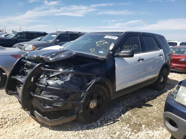 1FM5K8AR3HGA36548 - 2017 FORD EXPLORER POLICE INTERCEPTOR BLACK photo 1