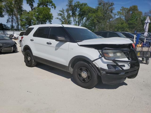 1FM5K8AR6GGB35797 - 2016 FORD EXPLORER POLICE INTERCEPTOR თეთრი ფოტო 4