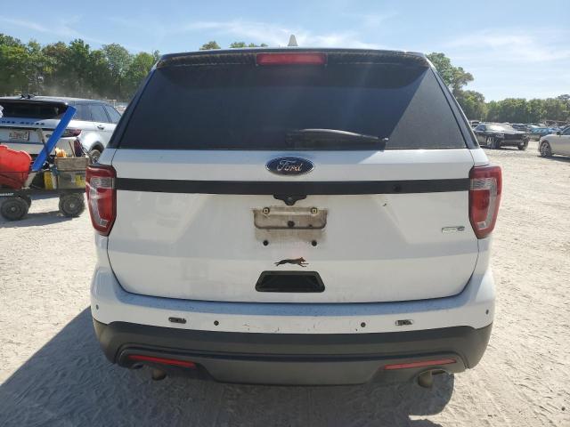 1FM5K8AR6GGB35797 - 2016 FORD EXPLORER POLICE INTERCEPTOR თეთრი ფოტო 6