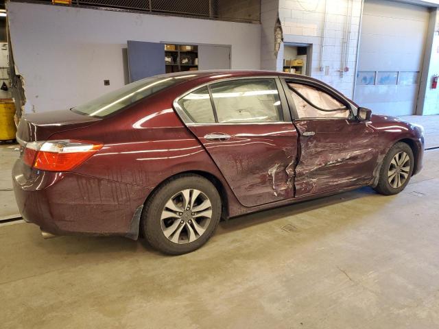 1HGCR2F38DA045818 - 2013 HONDA ACCORD LX MAROON photo 3