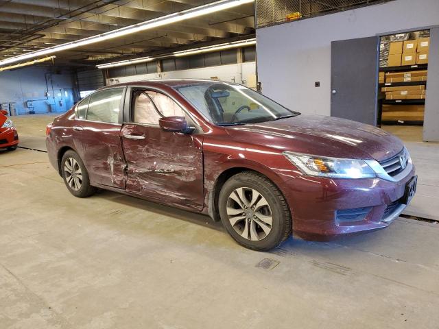 1HGCR2F38DA045818 - 2013 HONDA ACCORD LX MAROON photo 4